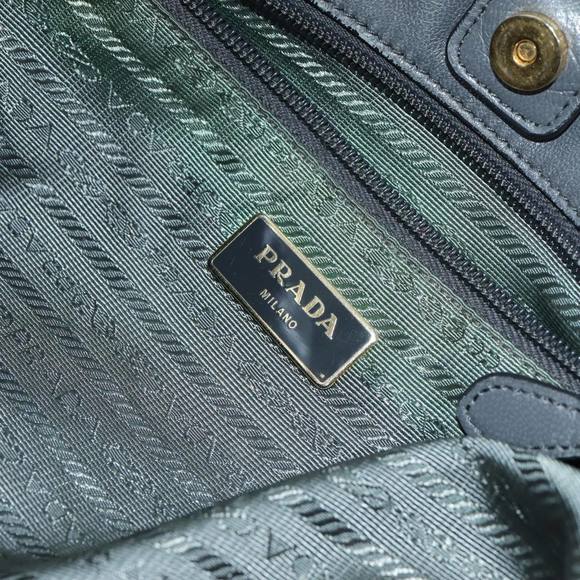 PRADA Hand Bag Nylon 2way Khaki Auth 77763 - Picture 15 of 16